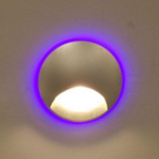 Spot incastrabil decorativ pentru perete, cu LED 2W
